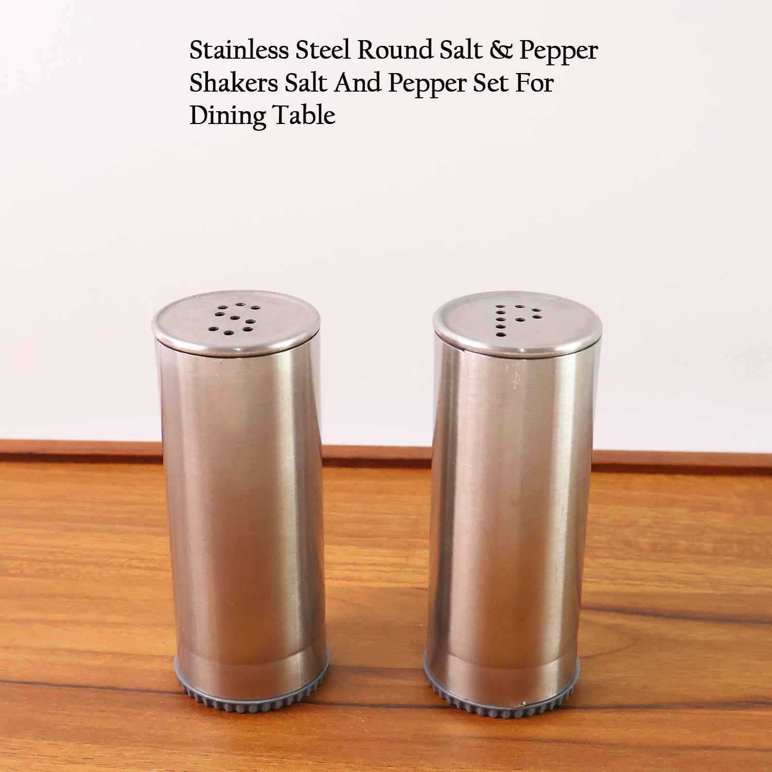 Supermom Stainless Steel Salt and Pepper Shaker Set (2 Pc) Supermom Stainless Steel Salt and Pepper Shaker Set (2 Pc)